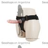 Arnes con dildo vibrador regulable